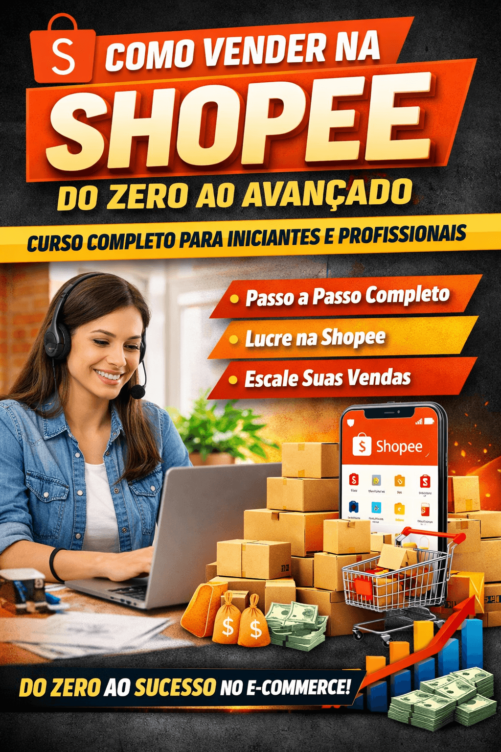 Como Vender na Shopee do Zero ao Avançado Curso Completo para Iniciantes e Profissionais