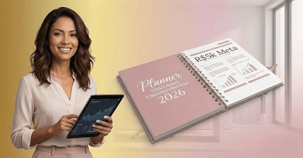 Planner TDAH Mães Empreendedoras 2026