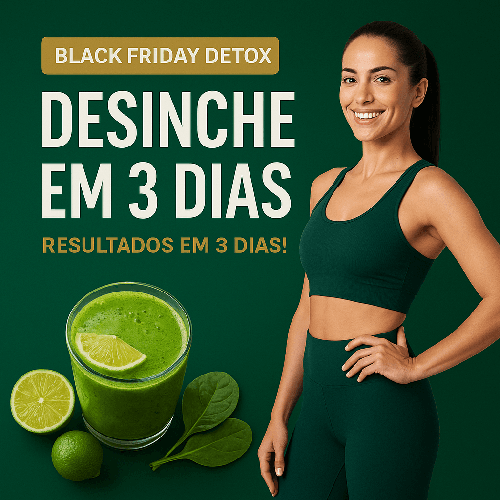 Programa Detox Natural de 3 Dias — 300 Receitas Funcionais para Emagrecer e Desintoxicar o Corpo