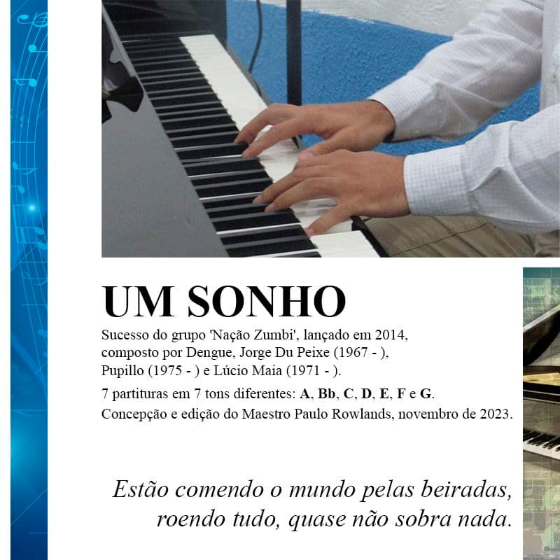 PARTITURA de UM SONHO