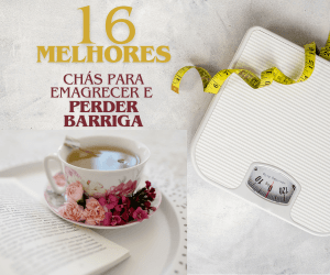 16 melhores chás para emagrecer e perder barriga