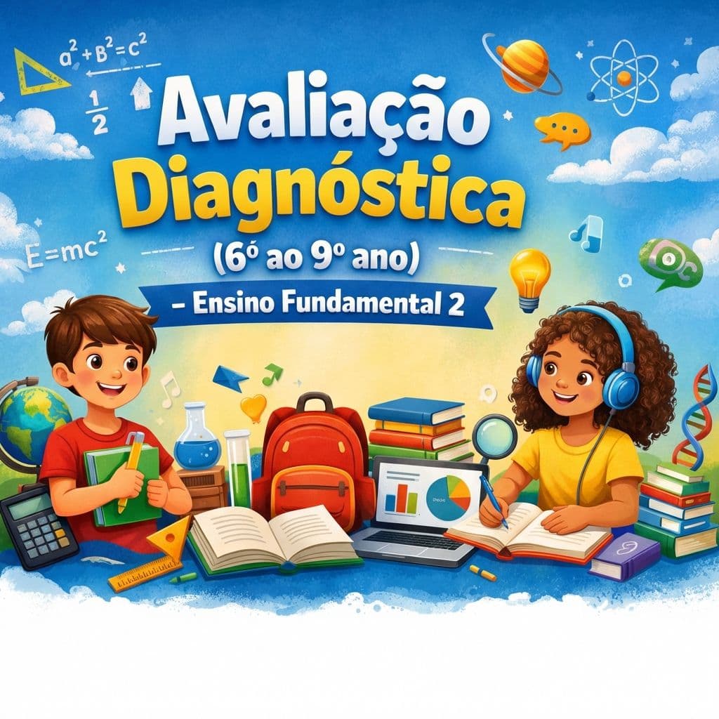 Avaliação Diagnóstica 6º ao 9º ano - KIT SÓ ESCOLA