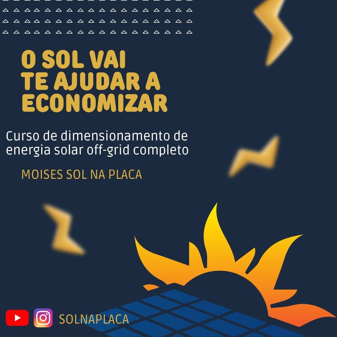 Curso de dimensionamento de energia solar off-grid completo