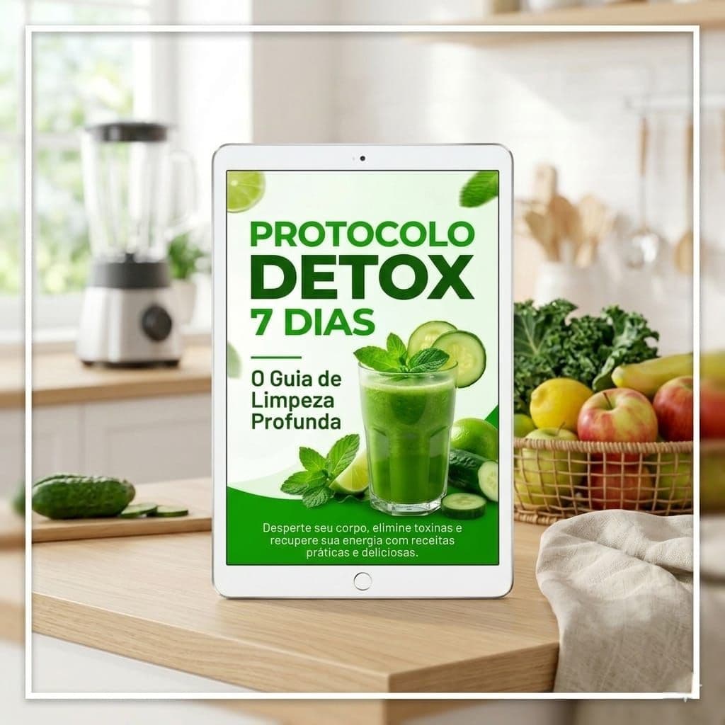 Protocolo Detox 7 Dias: O Guia Pratico para Desinchar e Recuperar sua Energia (Sem passa fome!)