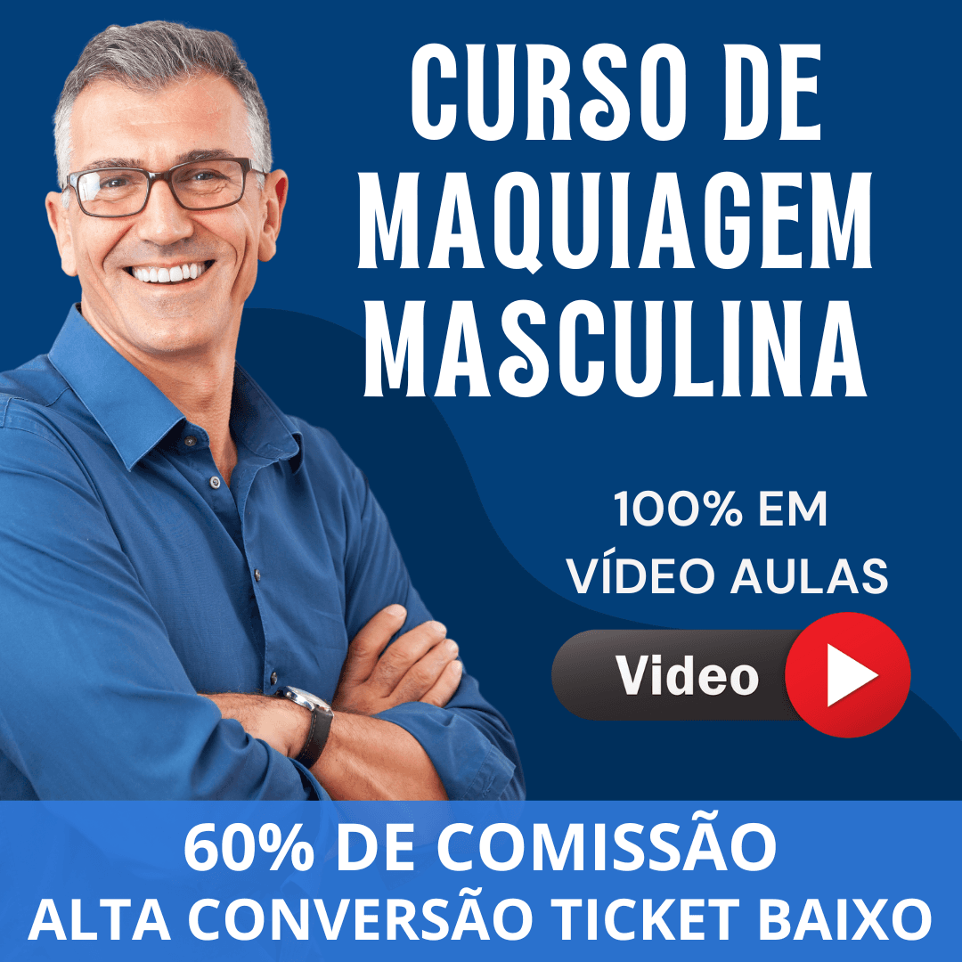 Curso de Maquiagem Masculina Profissional