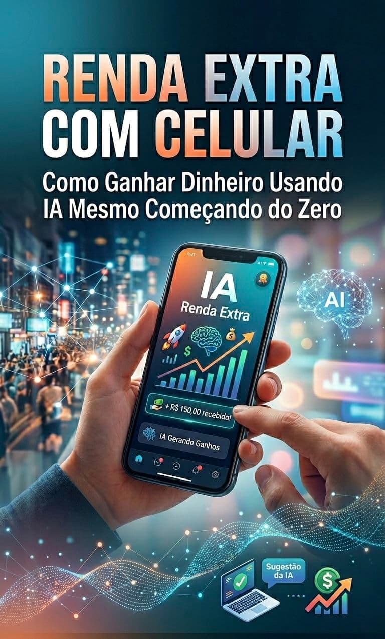 Renda Extra com Celular: Como Ganhar Dinheiro Usando IA Mesmo Começando do Zero + Prompts de IA