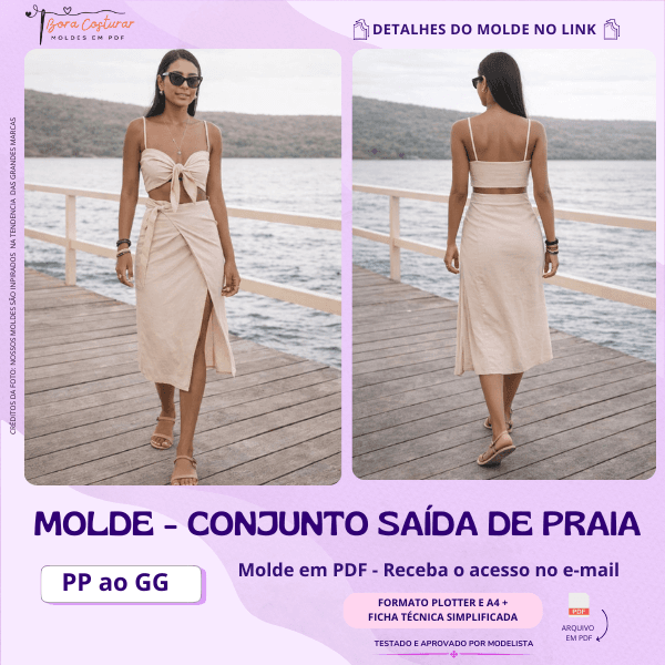 Molde Conjunto Saída de Praia