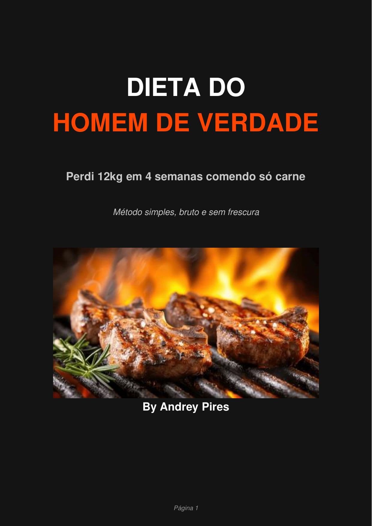 Dieta do homem de verdade
